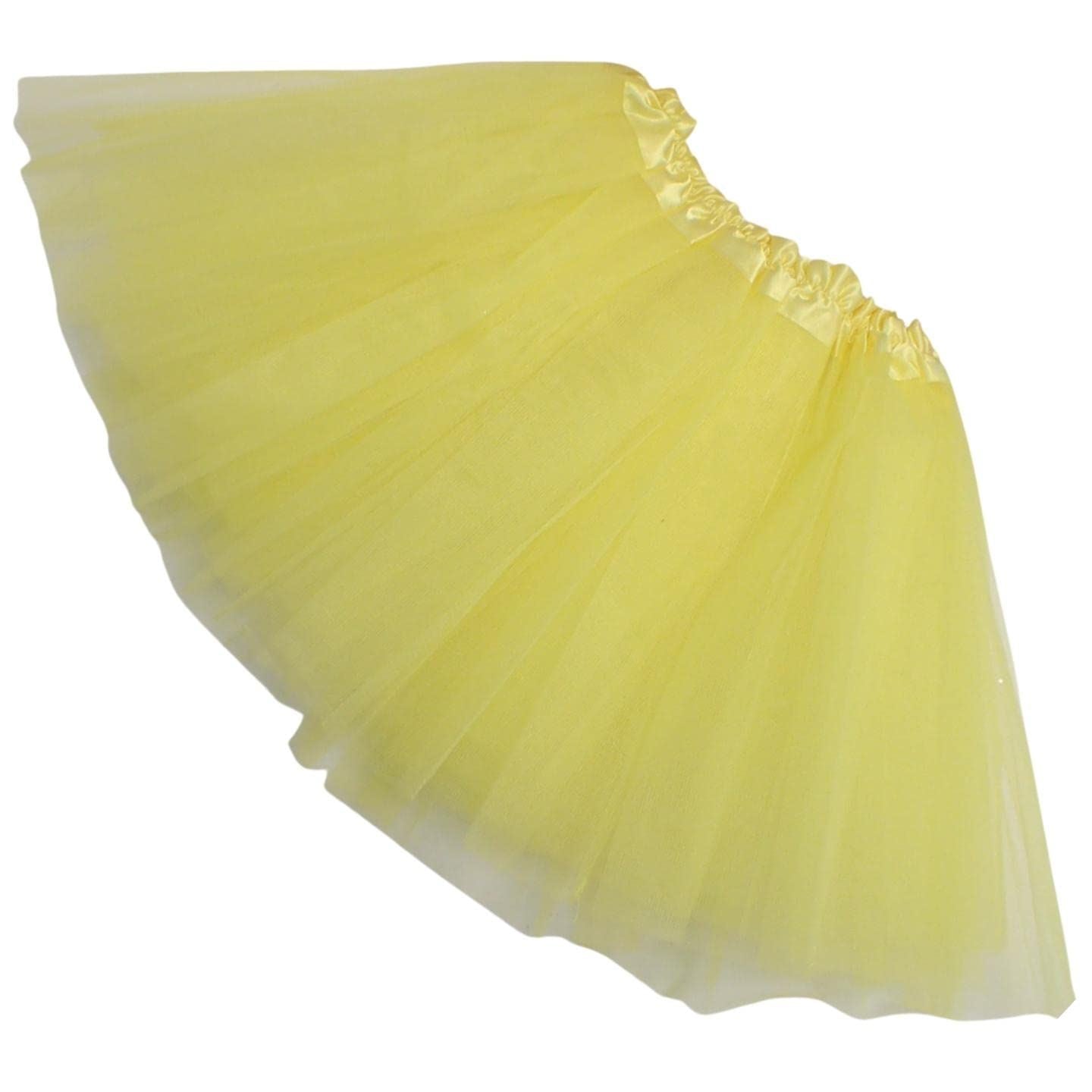 Bright Coloured Tutu Skirts for Girls/Teenagers, Halloween, Ballet, Party Tutu for Girls, Bold Fun Colours Underskirt Colourful Petticoat for Kids, Princess Fairy